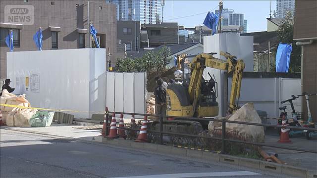 【速報】作業員が生き埋め 意識不明で搬送　東京・港区の工事現場