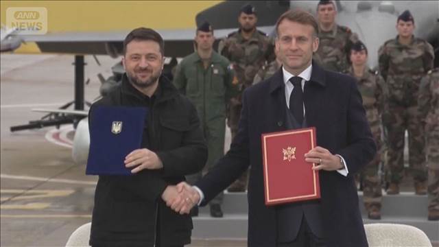 ウクライナ・フランスが首脳会談 大規模な防衛協力に合意 仏製戦闘機を100機購入へ