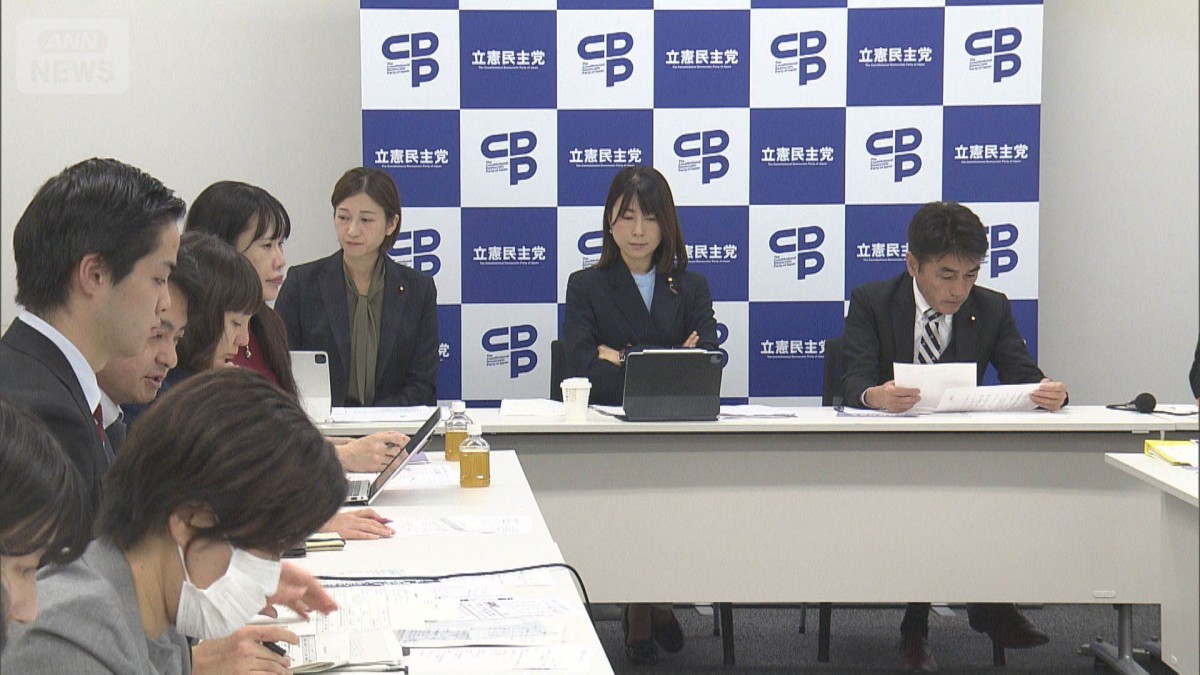 立憲 来月上旬にも刑法改正案を提出へ 「人身売買の厳罰化を」 タイ人少女事件受け