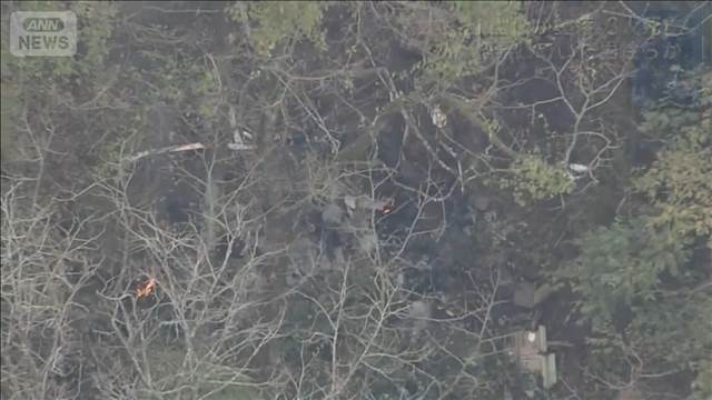 小型機が墜落　3人死亡　搭乗していた男性らか　福岡・八女市