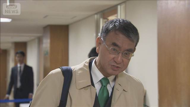 党内“大規模補正”に疑問　河野氏