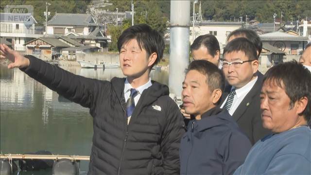 広島 養殖カキが大量死　鈴木農水大臣が現場を視察