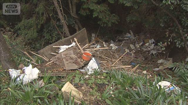 解体ごみ約2.3トンを山に不法投棄か　トルコ国籍解体工を逮捕　埼玉