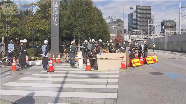 リニア新幹線工事関連か 路面が隆起　JR東海が掘削調査を開始