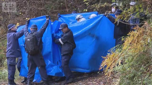 福岡・八女市 小型機墜落3人死亡　運輸安全委員会が墜落現場調査