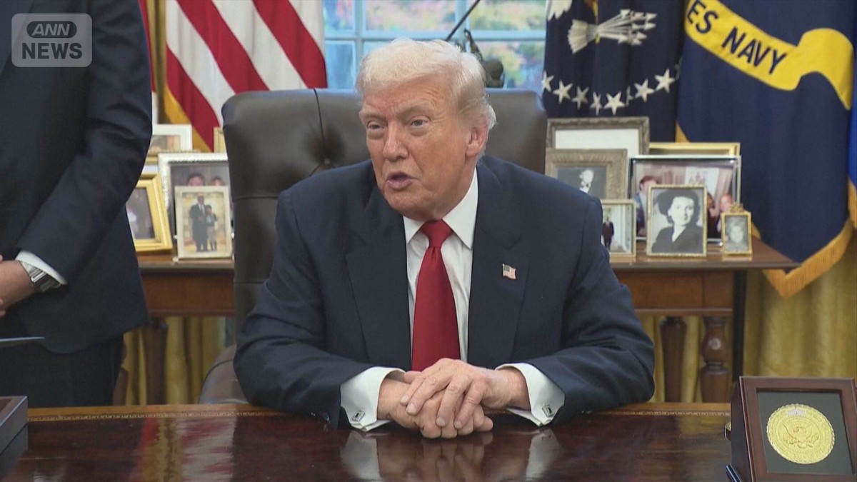 トランプ大統領　ウクライナに新和平案の合意迫る　今月27日の期限が「適切」