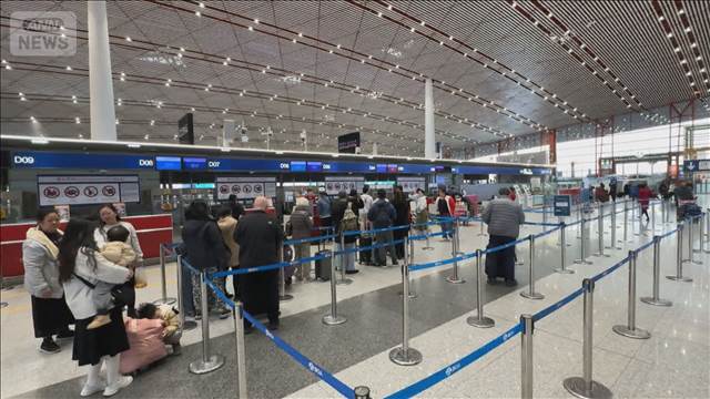 日本への渡航自粛から1週間　中国人観光客から懸念の声