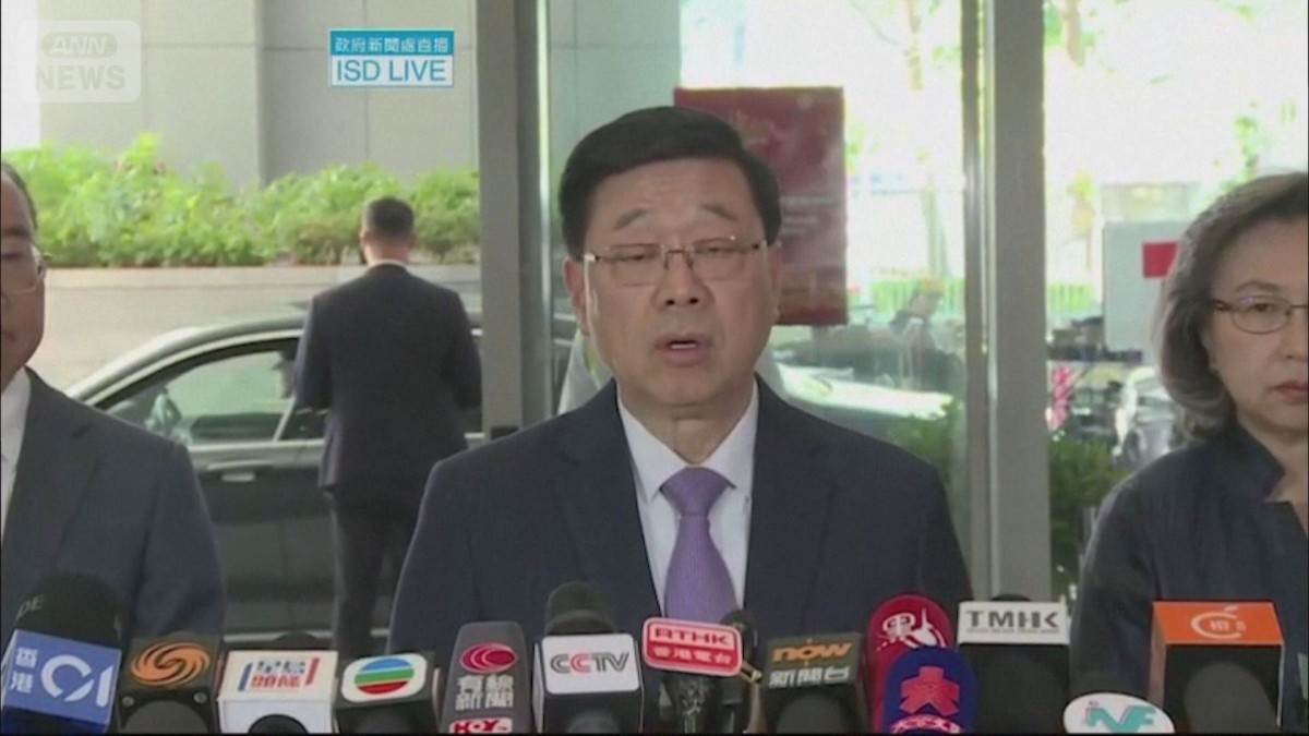 香港トップ「極めて誤った発言」　高市総理の国会答弁を批判　中国本土に追随か