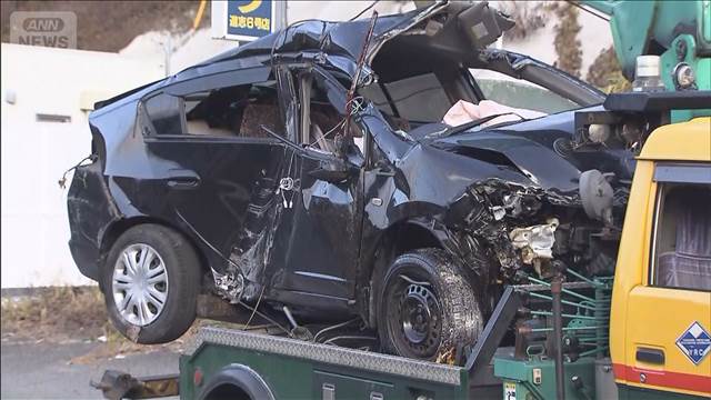 3人死傷事故 無免許運転か　死亡は17歳の男子高校生　山梨・道志村