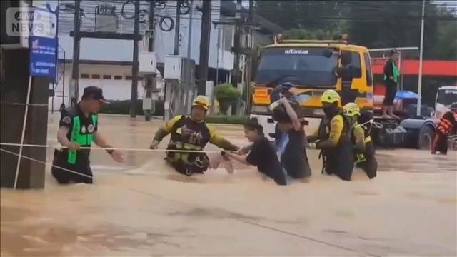 タイ南部で大洪水100人が死亡　町中が冠水し緊急事態宣言　290万人が被災