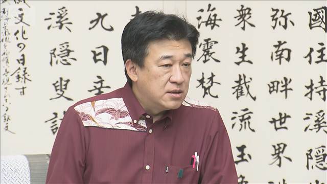 木原官房長官 就任後初の沖縄訪問　普天間飛行場の辺野古移設に理解求める