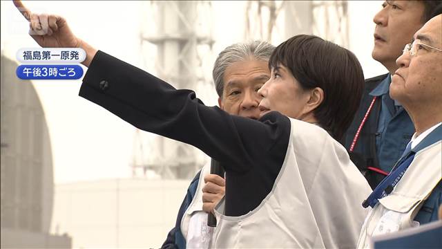 高市総理　福島第一原発を初視察「2030年以降の道筋示す」