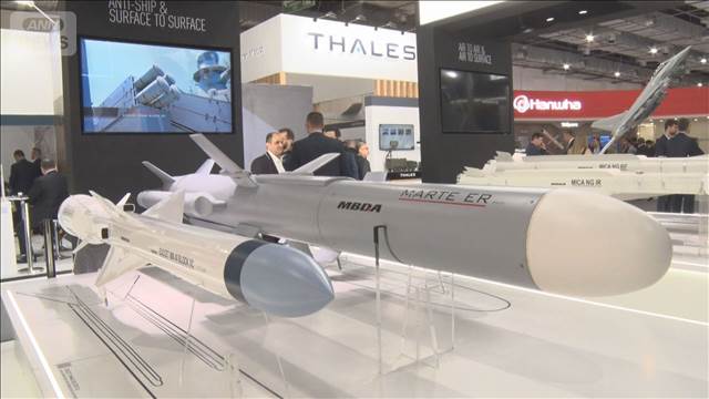 エジプトで軍事兵器国際展示会　軍事企業の売上過去最高額　ガザ・ウクライナで需要増