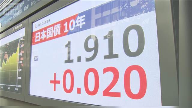 長期金利1.935％に上昇　18年半ぶり水準