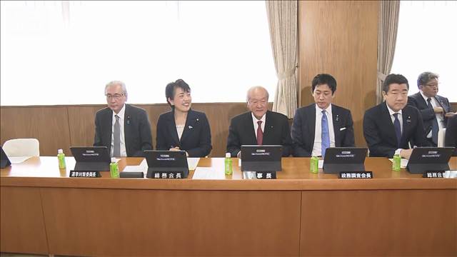 議員定数「1割」削減法案　自民 維新と共同提出へ