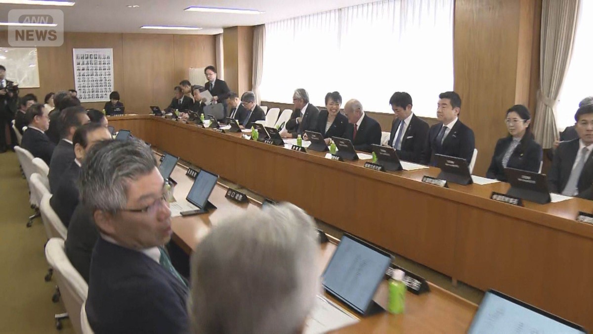 定数削減法案　自民総務会で了承も退席者