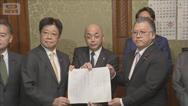 自民維新　定数1割削減法案を提出　今国会での成立目指す考え