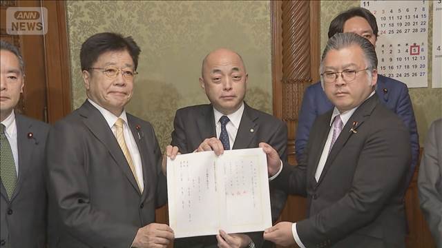 自民・維新　定数削減法案を提出　今国会で成立目指すも不透明