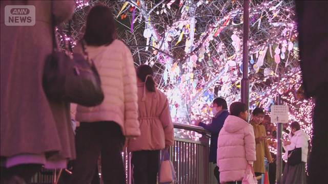 環境に優しいリサイクル燃料で灯された「桜色」東京・目黒川で恒例のイルミネーション