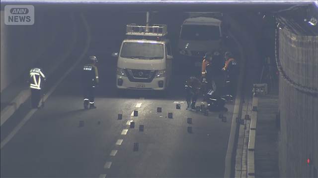 深夜のトンネルに男性遺体 ひき逃げ事件として捜査　茨城・守谷市