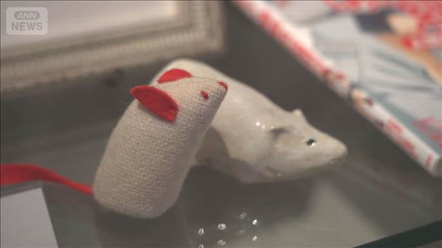 坂口氏が「ノーベル博物館」に寄贈　“2つのネズミの置物”への思い