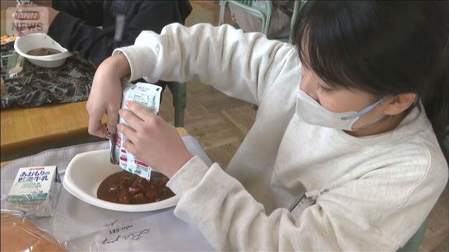 地震で休校の学校再開も… 給食センター使用できず　青森