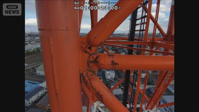 鉄塔損傷 48世帯に避難指示　震度6強の青森・八戸市