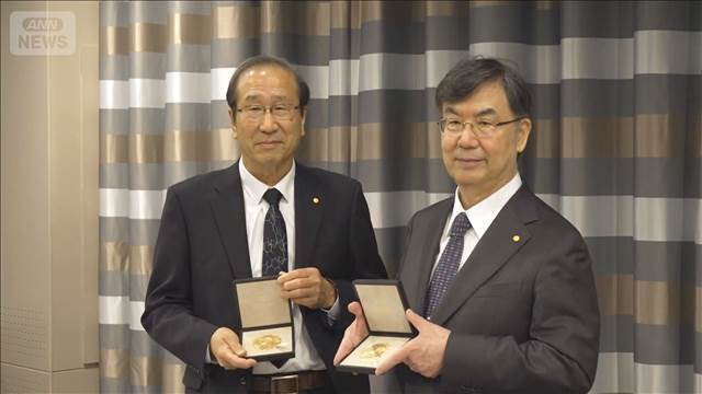 ノーベル賞授賞式から一夜 坂口さん・北川さん 実感語る「メダル落とさないか心配」