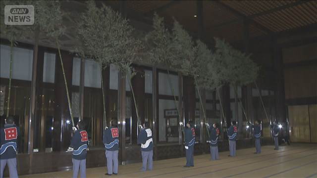 成田山新勝寺で正月事始めのすす払い行われる 千葉