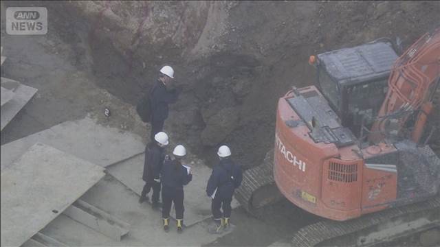 解体工事現場で突然崩れた土砂に埋まり作業員死亡　三重・鈴鹿市