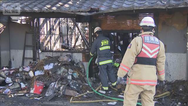 宮城、大阪で3人の遺体　各地で住宅火災相次ぐ