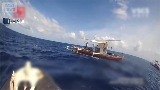 フィリピンと中国の船が衝突　領有権を争う南シナ海　フィリピン側が刃物で脅迫と主張