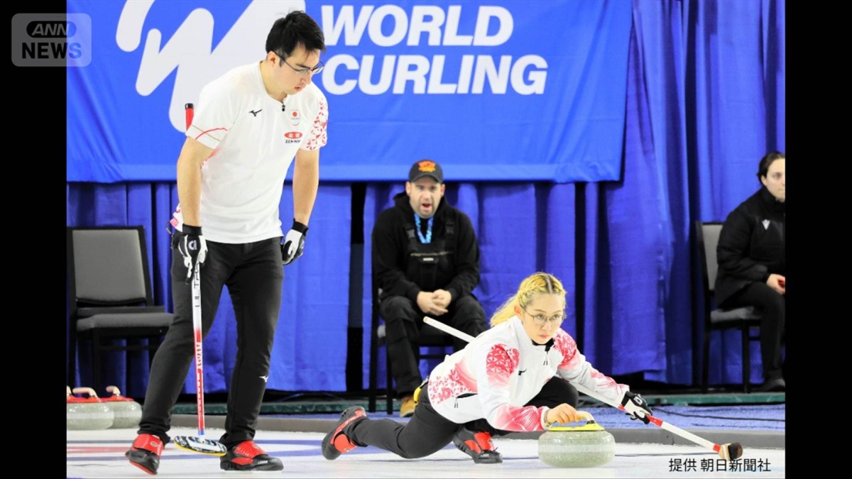 カーリング混合ダブルスで日本代表が快勝 五輪出場に望み