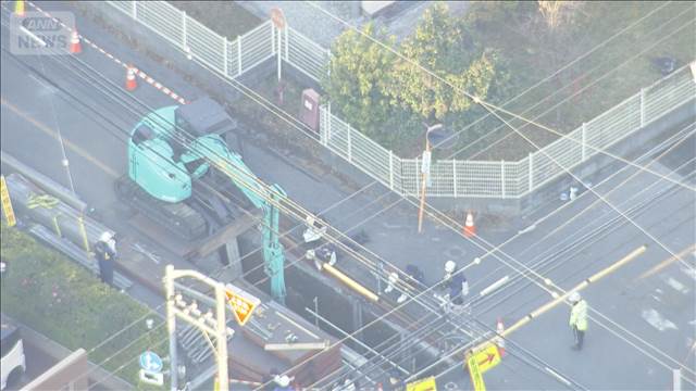 【速報】下水道工事現場で土砂に埋もれ男性作業員が意識不明　東京・福生市