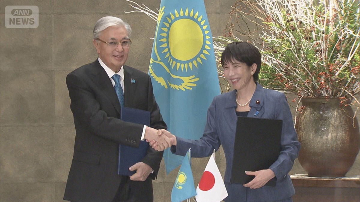 高市総理 カザフスタン大統領と会談 貿易協力など推進を確認