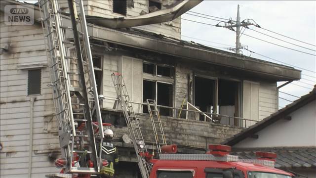 木造2階建ての住宅で火事　1人の遺体を発見　住民の男性と連絡とれず　前橋市
