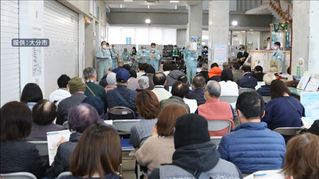 大分火災 市が住民説明会　希望に応じ公費で撤去へ