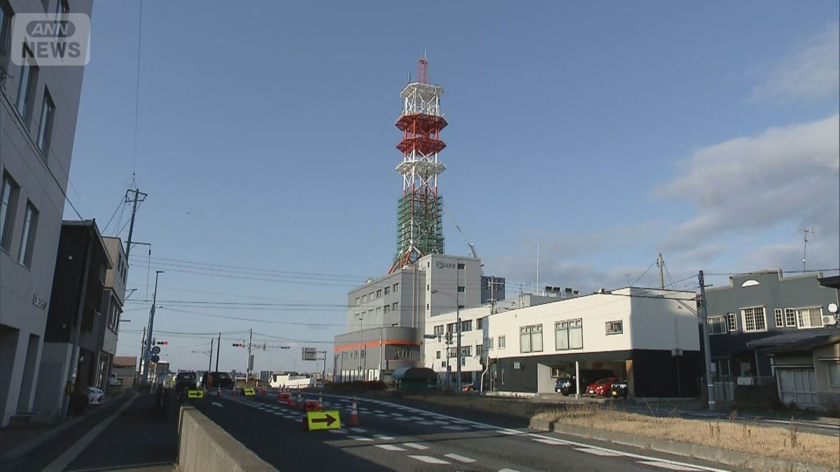 青森・八戸　地震で損傷の鉄塔「倒壊恐れなし」　避難指示・通行止め解除
