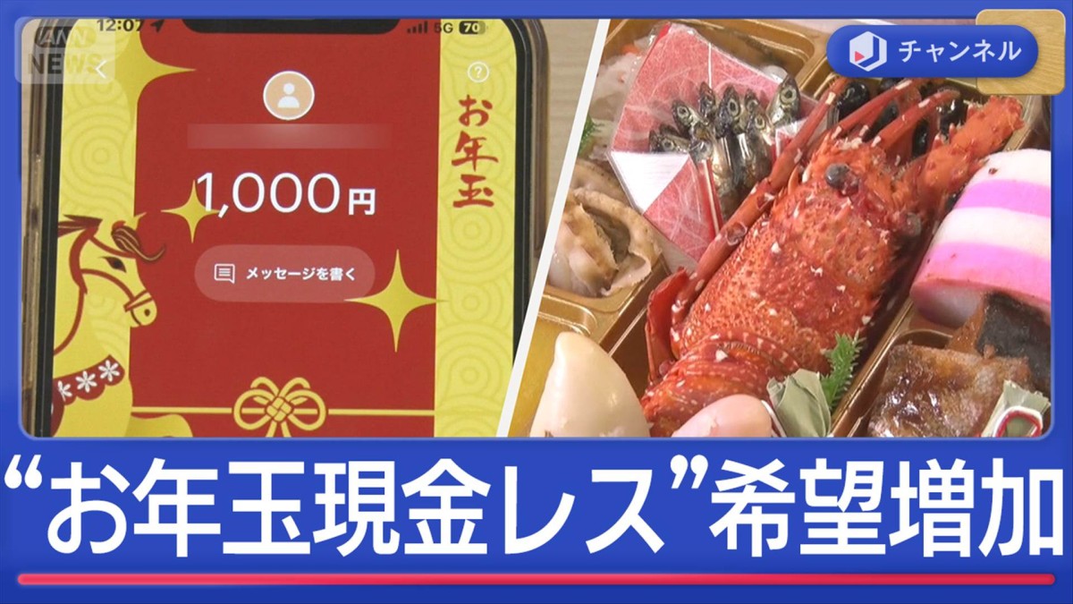 変わりゆくお正月　“お年玉キャッシュレス”希望増加　“半額おせち”も