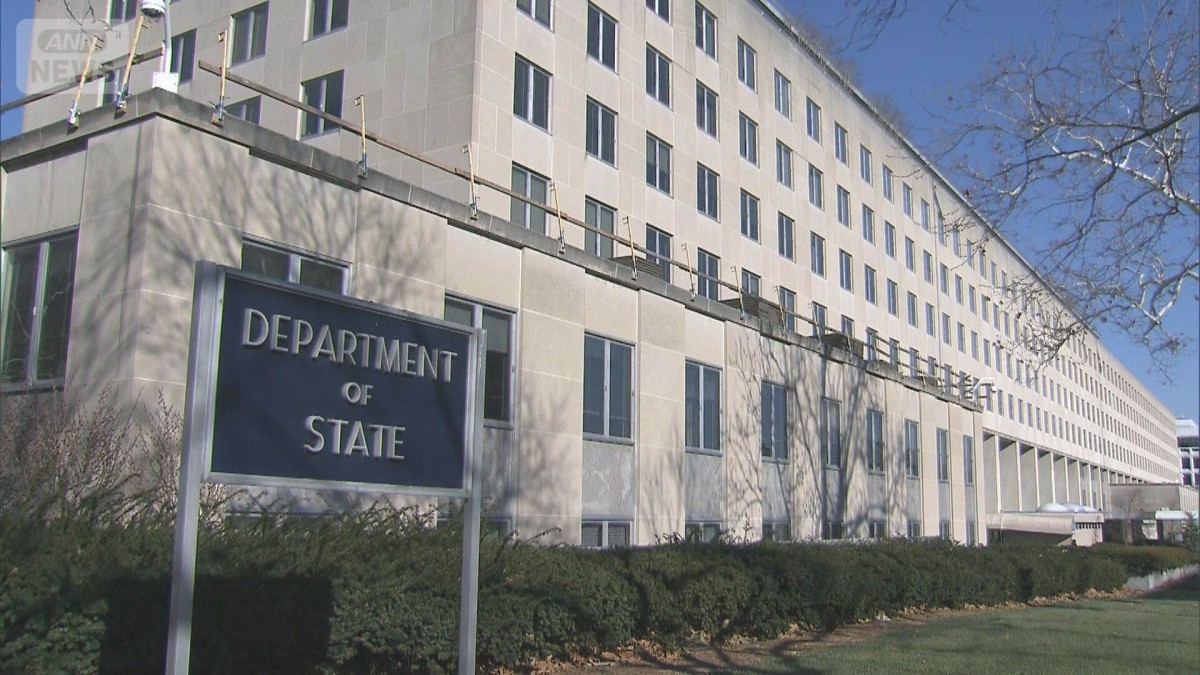 米国務省　中国の制裁措置に反発　台湾への大規模武器売却の承認めぐり