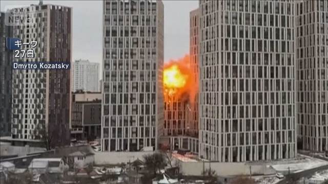 米首脳会談前にキーウに大規模攻撃　「これがプーチンの真の姿」ゼレンスキー氏が批判