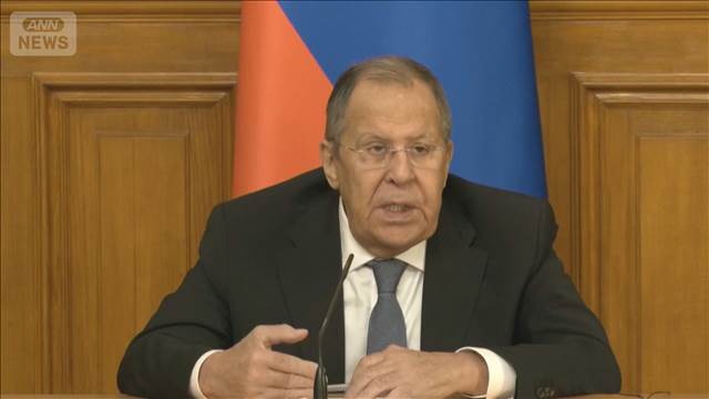 ロシア外相　台湾有事で中国支援「日本は軍事化を加速」