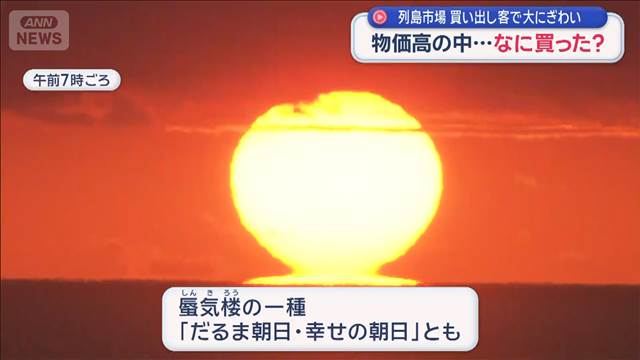 列島各地　新年へ準備すすむ　物価高の中…なに買った？