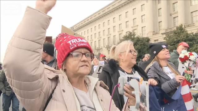 米議会襲撃事件から5年　トランプ大統領の支持者が集会　議事堂前では小競り合いも
