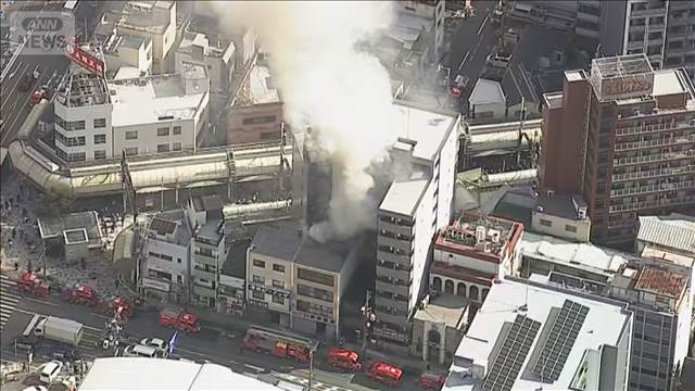 きっかけは“牛脂”「通天閣」近くで火災　大阪市