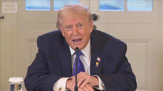 トランプ大統領　グリーンランドでデンマークと「穏便に合意できなければ強硬手段も」