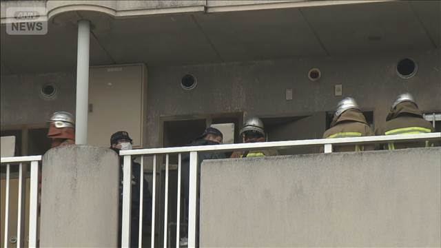 県営住宅で火災 女性死亡 男性意識不明　名古屋