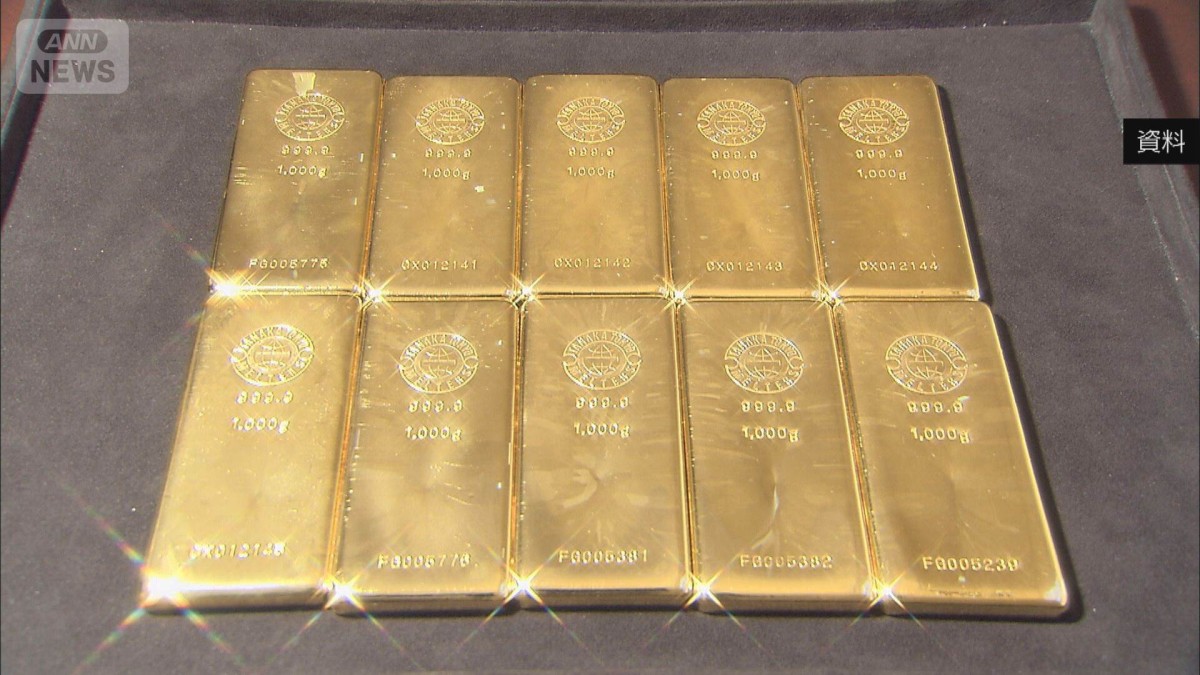 【速報】金の国内小売価格　初の2万6000円超え