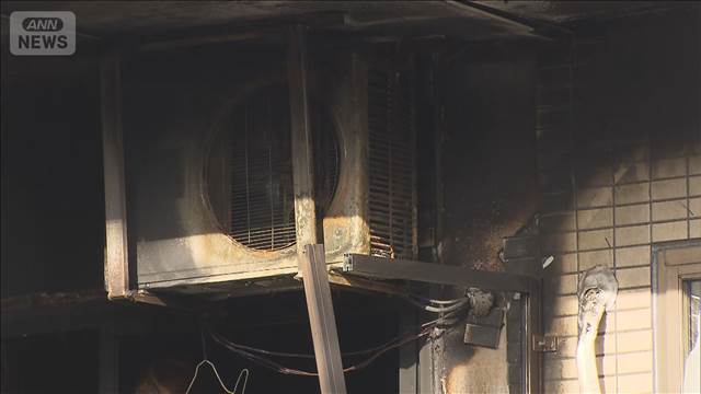 建物燃える火事　男性を救助も心肺停止　東京・調布市