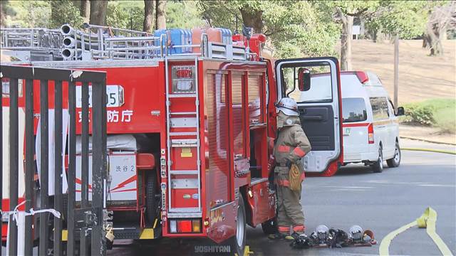 代々木公園で火事　焼け跡から男性の遺体　東京・渋谷区
